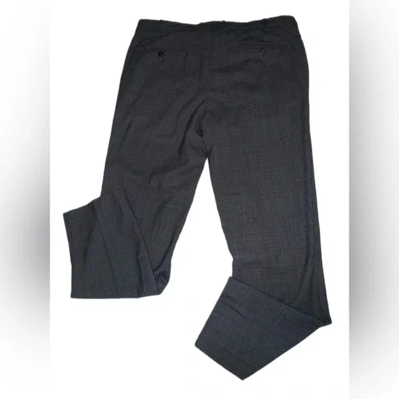 Zanella Curtis Wool Blend Dress Pants Size 36 Made in Italy Gray Tailored - Picture 4 of 11